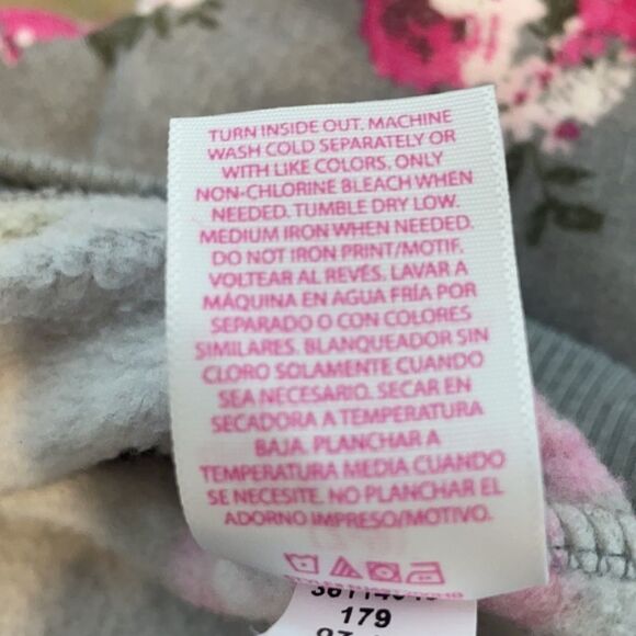 NoBo cute grey and pink floral sweatshirt M - Picture 10 of 10